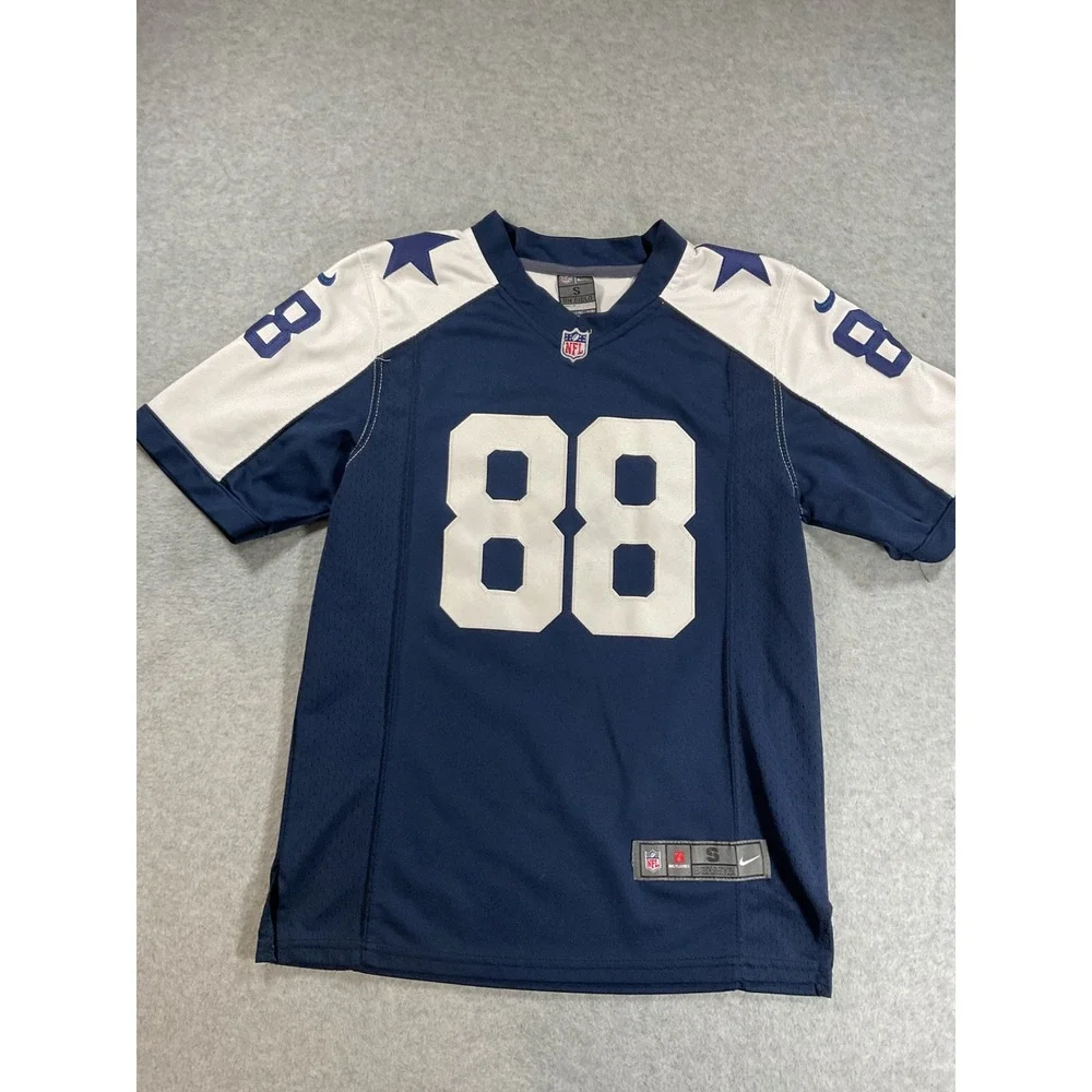 Nike Dallas Cowboys Dez Bryant 88 Jersey Youth Small Navy NFL Football 2174